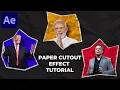 Documentary Style Paper Texture Effects After Effects - After Effects Tutorial No Plugins