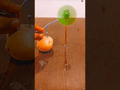 How to Make a free Energy Patato Fan 💀☠️😍 #shorts #viral #treanding