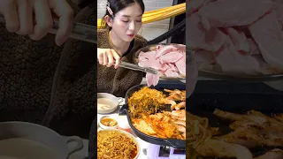 항정살 기름에 볶음밥...얼마나 맛있게요??