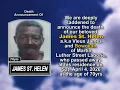 James St Helen Short Obituary-