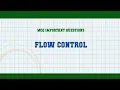 Flow Control MCQ Questions