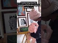 Oil pastel processing Drawing painting sketching