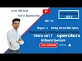 Arithmetic operators in python Python for beginners in hindi python operators Digital Advice