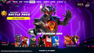 Fortnite Chapter 7 Season 4 Override Battle Pass Showcase