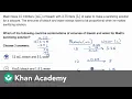 Proportional relationships example