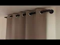 Decopolitan Curtain Rod 36-72 with WONTEX Room Divider