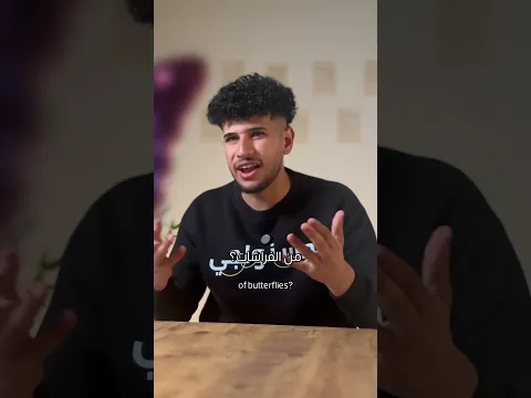 حوار مع الفراشة 🦋