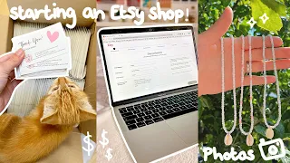 selling my own jewelry starting an ETSY SHOP the whole process