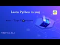 Learn Python in Arabic Type Conversion