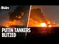 Lagu Putin's shadow fleet tankers DESTROYED as 'Ukraine drones' hit vessels in Black Sea