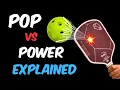Pickleball Paddles: Pop vs. Power - What's the Difference?