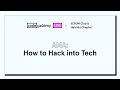 Chapter Leader AMA Hacking into tech jobs
