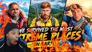 FlightReacts To MrBeast We Survived The Most Extreme Places On Earth!