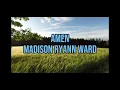 Amen- Madison Ryann Ward (Lyric Video)