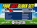 The MOST REALISTIC Slider Set For CFB 26