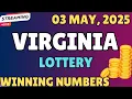 Virginia Day Lottery Results For - 03 May 2025