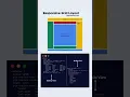 Responsive Grid layout using HTML CSS