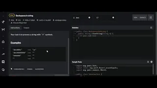Backspaces in string - Codewars
