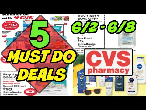 Download MP3 5 MUST DO CVS DEALS FOR THE WEEK OF (6/2 - 6/8)