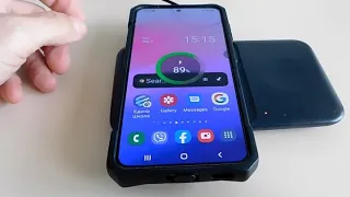 Is there wireless charging on the Samsung A53 and how to enable it