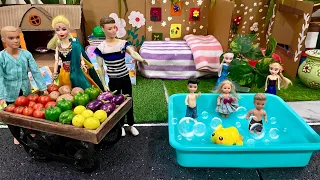 Barbie Routine in Indian village|gudiya wala Epi-285|Barbie barbie|barbie ki kahani