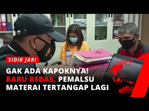 Baru Juga Keluar dari Salemba, Residivis Pemalsu Meterai Kena Tangkap Lagi | Sidik Jari