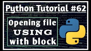 With block in Python with open Python Python Tutorials for Absolute Beginners Jeevan Upreti