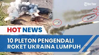 rusia lumpuhkan 10 pleton operator sistem peluncuran roket ganda