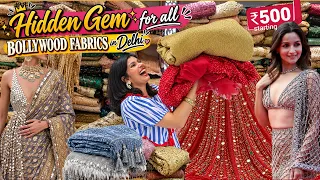 Viral Bollywood Fabrics in Delhi for ₹500😱Alia Bhatt, Kareena & Sabyasachi Inspired| Budget Shopping
