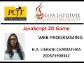 Java script 2D Game Project Selection Program Java Institute Lishani Chamathka