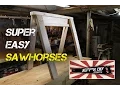 How to build easy stackable sawhorses