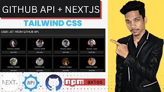 Create GitHub users list landing page using Github Api Nextjs and TailwindCSS Bangla Tutorial