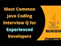 Java Coding Interview Questions and Answers Sorting using comparator Code Decode Most Common
