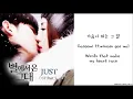 [Just] I Love You (You Who Came From The Stars OST) Hangul/Romanized/English Sub Lyrics