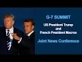 Download JOINT NEWS CONFERENCE: President Trump and President Macron mp4 3gp mp3 videos - waplic