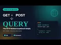 HTTP QUERY Method The Method That Finally Fixes GET vs POST GET POST QUERY NEW HTTP Method