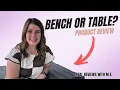 Lifetime Convertible Bench Table Review - Worth It