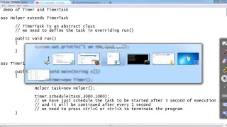 Java Timer and TimerTask