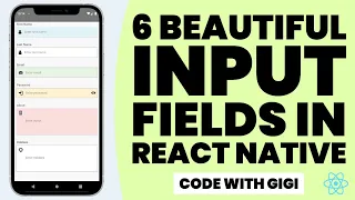Create beautiful custom input field in React Native