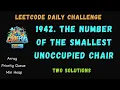 1942 The Number of the Smallest Unoccupied Chair LeetCode Daily Challenge Priority Queue CodeFod