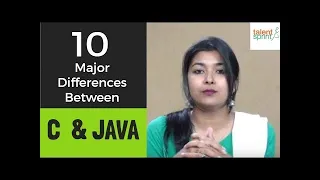 10 Major Differences Between C And JAVA IT Technical Interview Tips TalentSprint