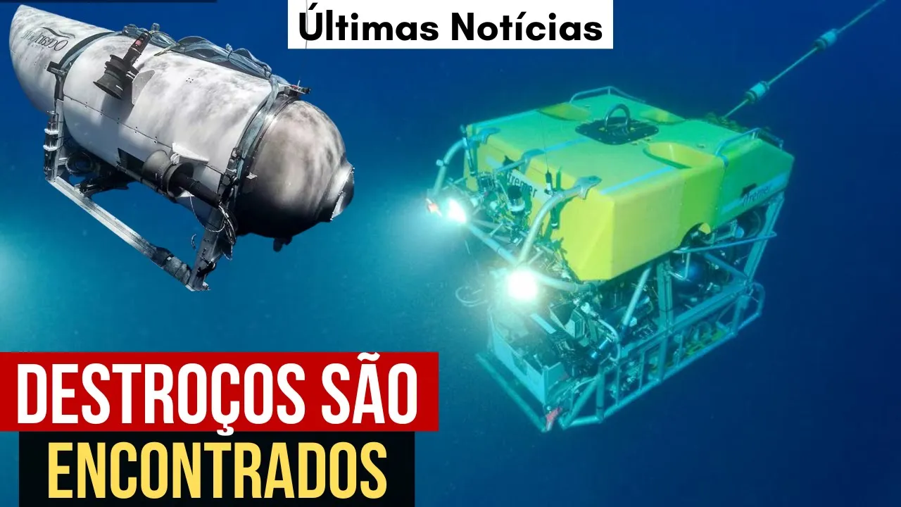 Titan: Destroços são encontrados perto do Titanic