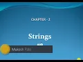String Copy and String Concatenation Operation with Mukesh Patel