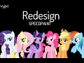 mlp base edit Mane 6 redesign - SPEEDPAINT