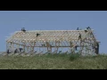 Time lapse Building an Amish barn took only 10 hours for 30 men in Clinton WI