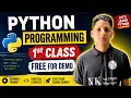 Python Programming 1st Class FREE Demo Class 10 Python Programming
