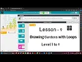 Code org Lesson - 9 Drawing Gardens with Loops Level