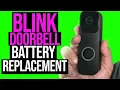 Blink Doorbell Battery Replacement