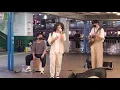 曾比特Mike - 我不如 / 隔離 (Cover with Happy + Max) @尖沙咀碼頭Busking 2021.09.20