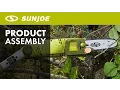 SWJ800E - How To Replace Install Chain Saw Chain Sun Joe Pole Saw